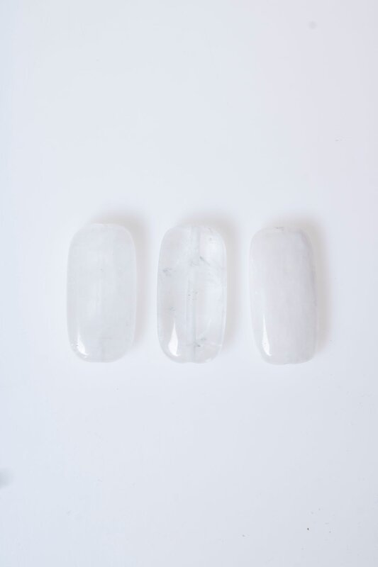 Sertifikalı Kristal Kuvars Doğal Taş Tımbıl El Taşı (SK:140) - 5