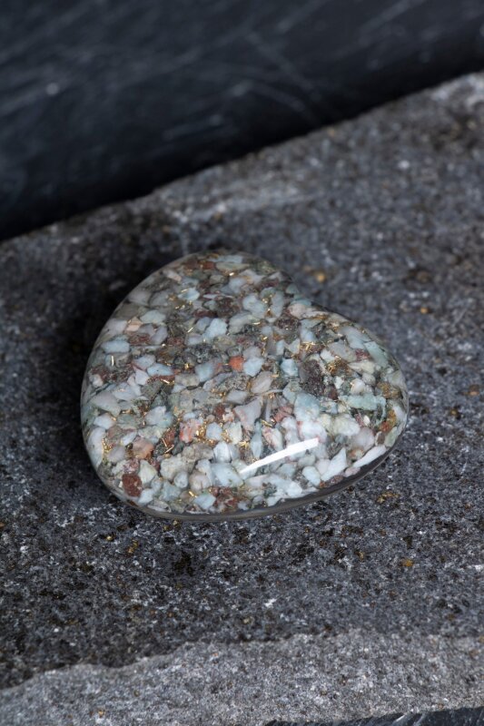 Sertifikalı Larimar Kalp - 4