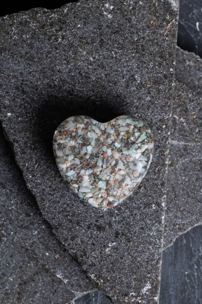 Sertifikalı Larimar Kalp - 5