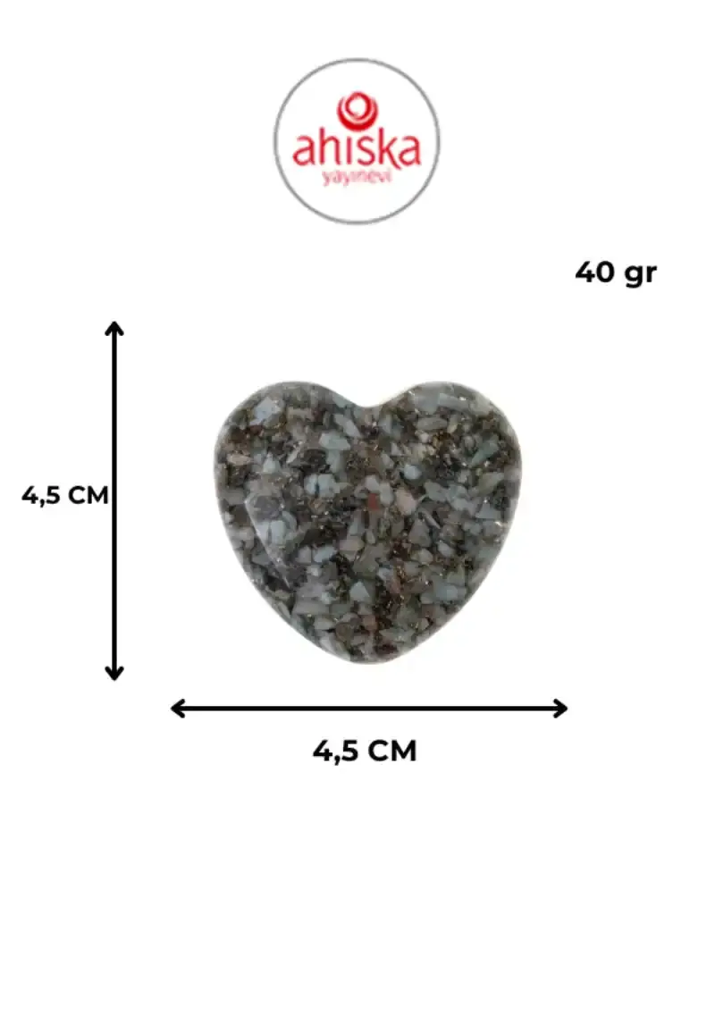 Sertifikalı Larimar Kalp - 6