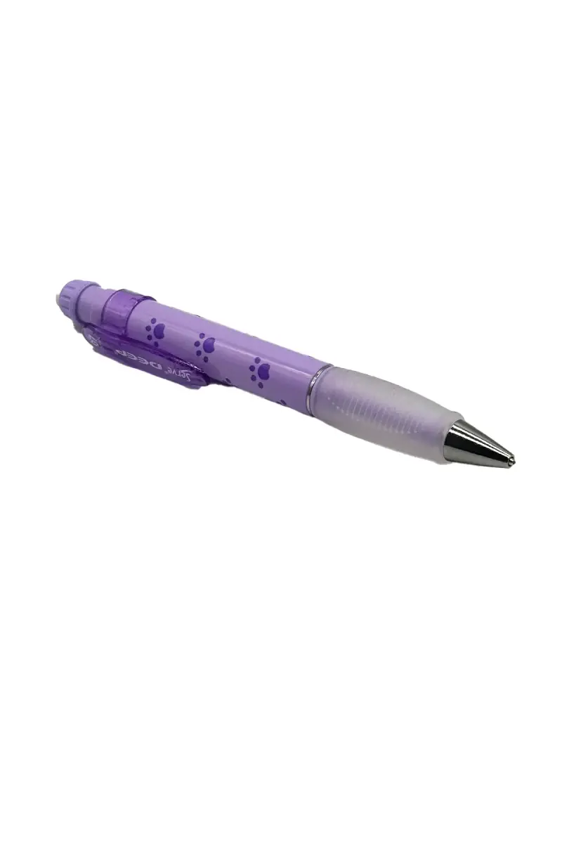 Serve Deep Doğa Desenli Pati Figürlü Mor 0.7mm Versatil Uçlu Kalem - 1