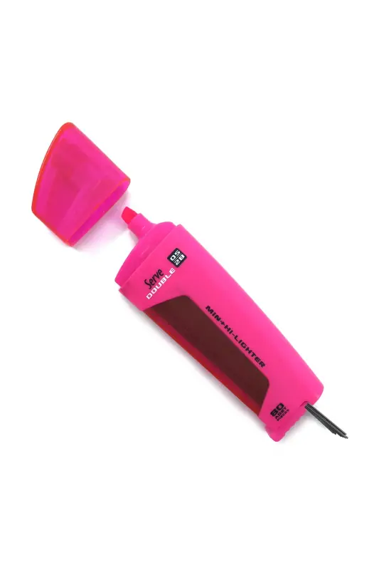 Serve Double Min Mor Fosforlu Kalem 0.5mm 2B Uç Tüplü - Serve