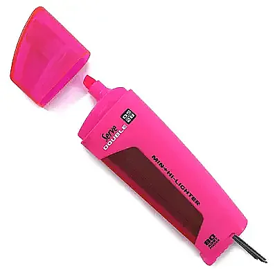 Serve Double Min Mor Fosforlu Kalem 0.5mm 2B Uç Tüplü - 2