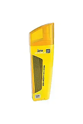 Serve Double Min Sarı Fosforlu Kalem 0.9mm 2B Uç Tüplü - 2