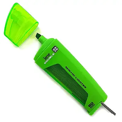 Serve Double Min Yeşil Fosforlu Kalem 0.5mm 2B Uç Tüplü - 2