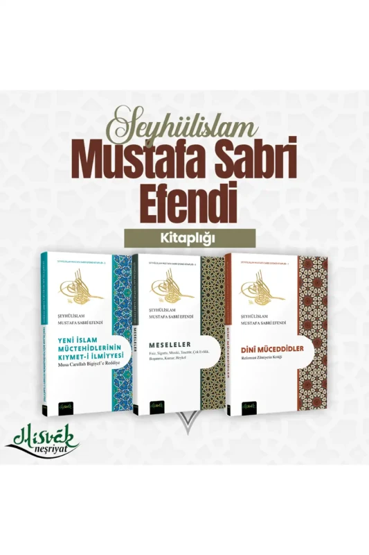 Şeyhülislam Mustafa Sabri Efendi Seti 3 Kitap - Misvak Neşriyat