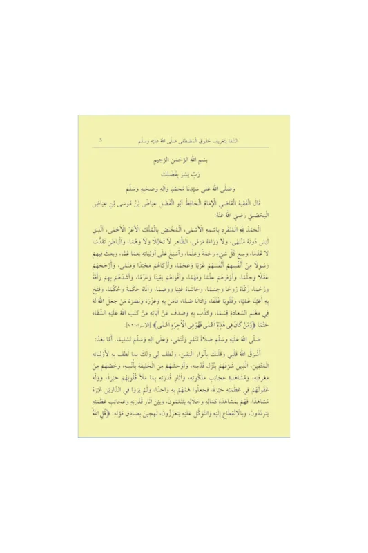 Şifai Şerif Arapça Cep Boy Kılıflı Yeni Dizgi - 6