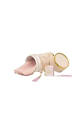 Silindir Kutu Şal Seti Pembe - 2