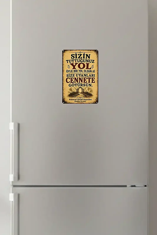Sizin Tuttuğunuz Yol MiniDekor Magnet Ayaklı 9×13,5 cm - Bemenda