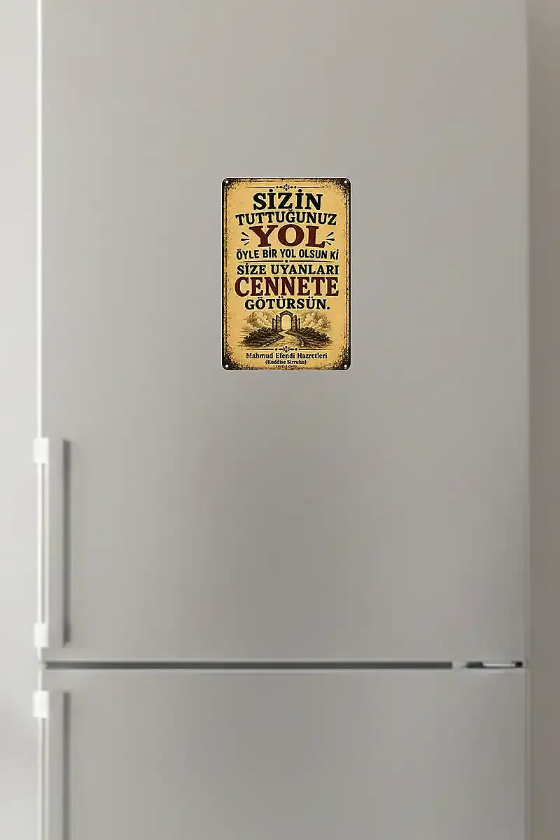 Sizin Tuttuğunuz Yol MiniDekor Magnet Ayaklı 9×13,5 cm - 1