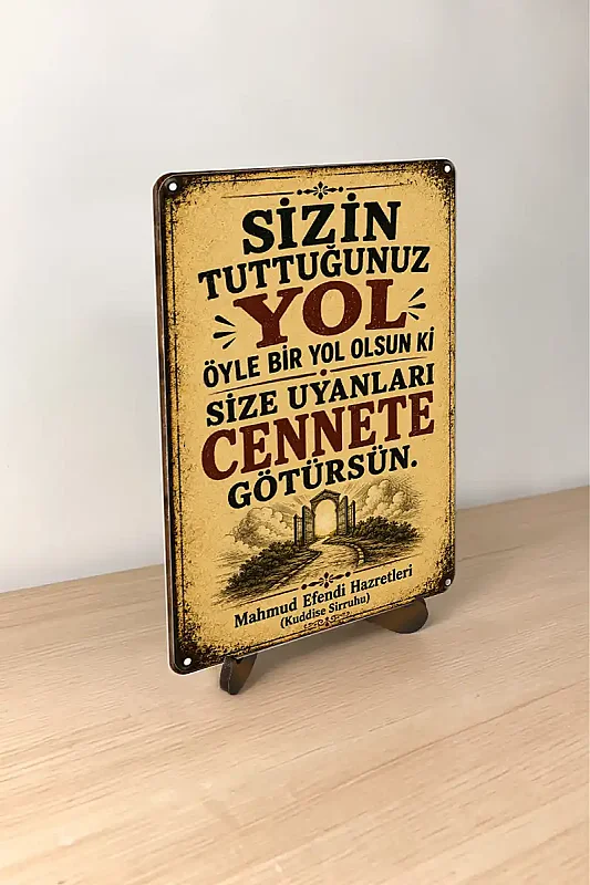 Sizin Tuttuğunuz Yol MiniDekor Magnet Ayaklı 9×13,5 cm - 2
