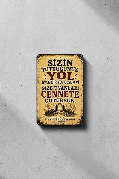 Sizin Tuttuğunuz Yol MiniDekor Magnet Ayaklı 9×13,5 cm - 3