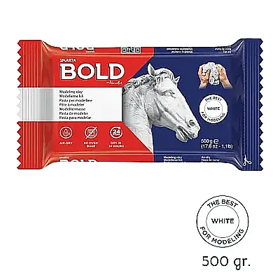 Smarta Bold Kil Hamuru Beyaz 500 gr - 2