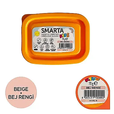 Smarta Kids Modelleme Hamuru 70 gr Bej - 2