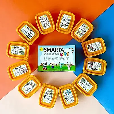 Smarta Kids Modelleme Hamuru 70 gr Neon Pembe - 3