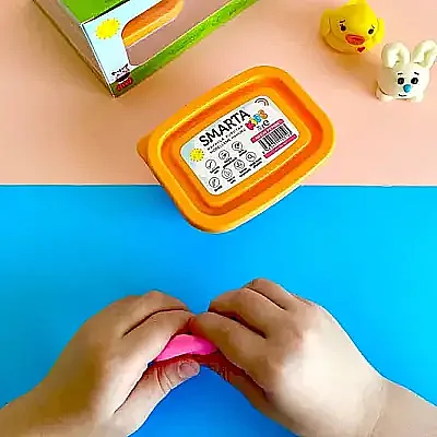 Smarta Kids Modelleme Hamuru 70 gr Neon Pembe - 10