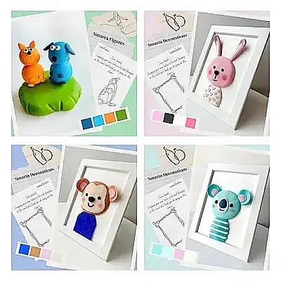 Smarta Kids Modelleme Hamuru 70 gr Neon Sarı - 8