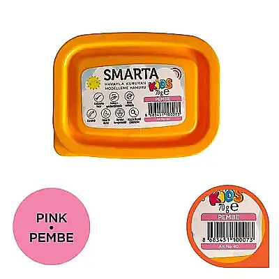 Smarta Kids Modelleme Hamuru 70 gr Pembe - 1
