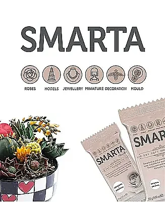 Smarta Modelleme Hamuru 100 Gr Beyaz Renk - 5