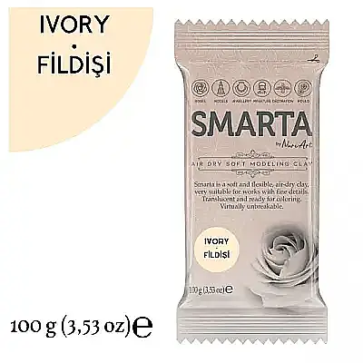 Smarta Modelleme Hamuru 100 Gr Fildişi Renk - 1
