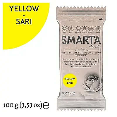 Smarta Modelleme Hamuru 100 Gr Sarı Renk - 10