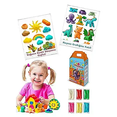 Smarta Momclay Oyun Hamuru 6 Renk - Smarta