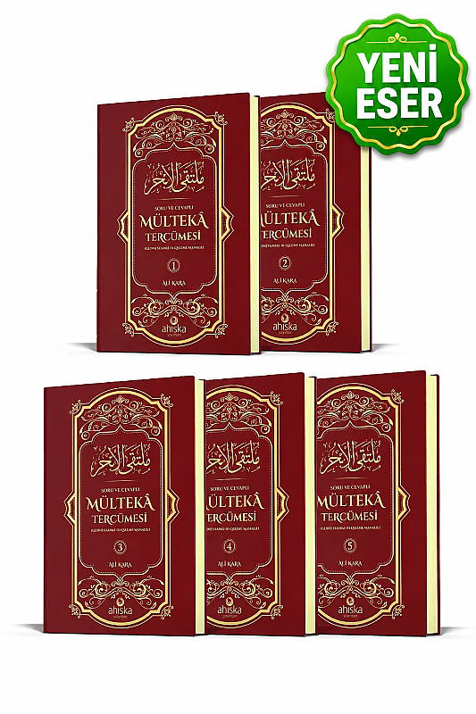 Mülteka Tercümesi 5 Cilt Takım Geniş İzahlı ve Kelime Manalı - Ahıska Yayınevi