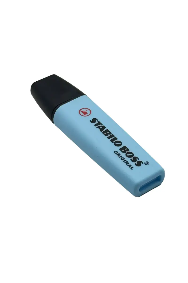 Stabilo Boss Original Pastel Fosforlu Kalem Esintili Mavi - 1