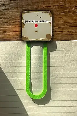 Şu An Buradasınız Kitap Ayracı - 2