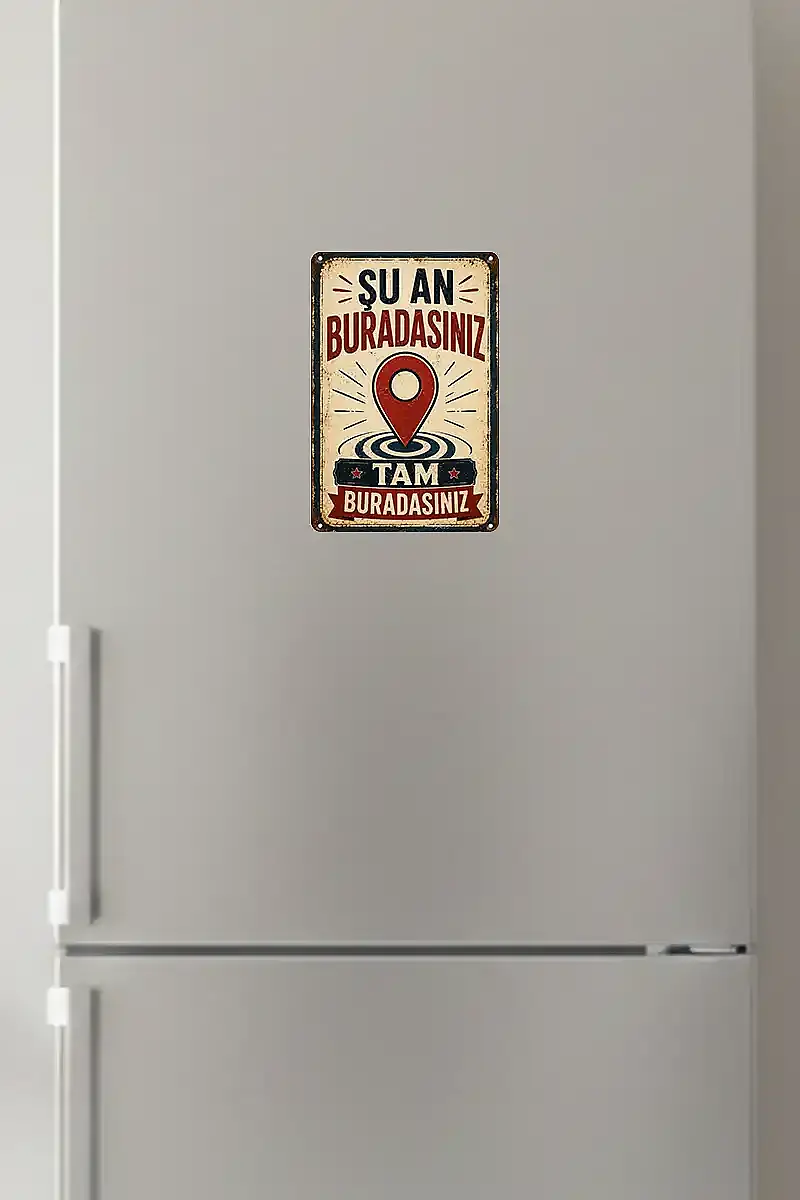 Şu An Buradasınız MiniDekor Magnet Ayaklı 9×13,5 cm - 1