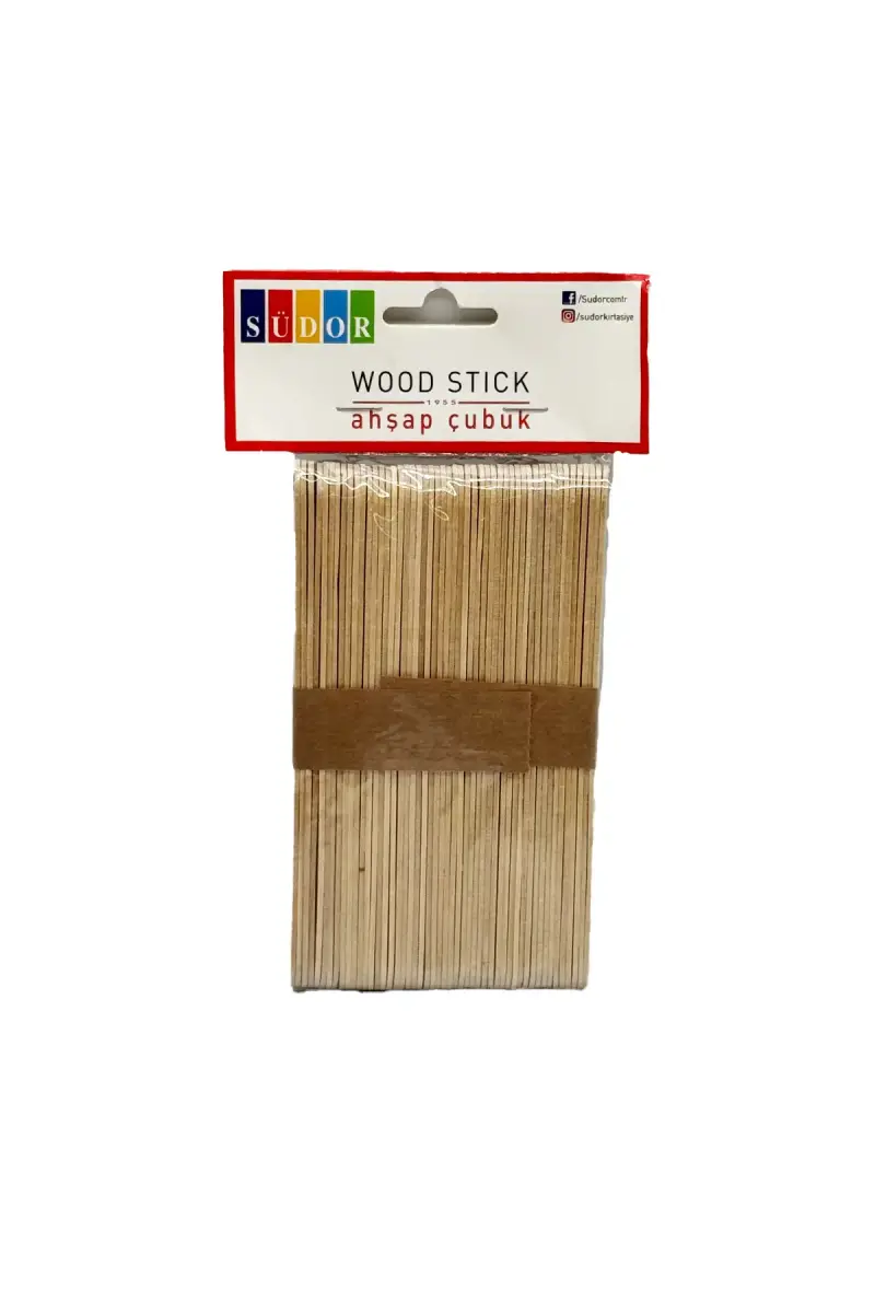 Südor Tahta Ahşap Naturel Dil Çubuğu 50Li Ge - 1