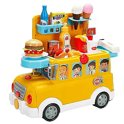 Sunman School Bus Shop Binilebilen 34 Parçalı Sesli Işıklı Set - 6