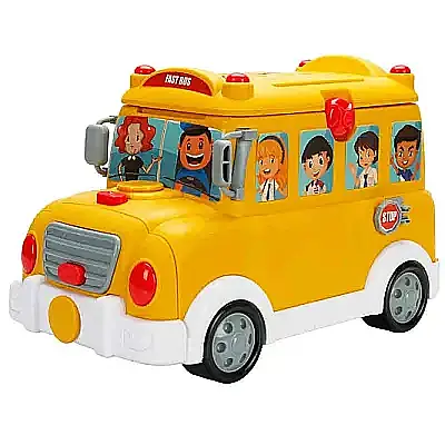 Sunman School Bus Shop Binilebilen 34 Parçalı Sesli Işıklı Set - 9