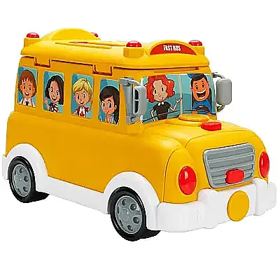 Sunman School Bus Shop Binilebilen 34 Parçalı Sesli Işıklı Set - 14