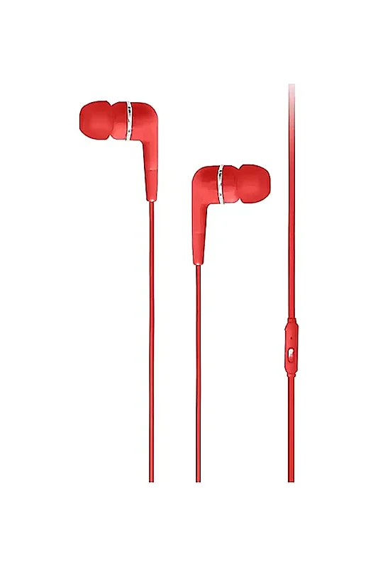 Taks E10 Kulak İçi Kulaklık Mikrofonlu Silikonlu Kırmızı 5KMM123K - Ttec