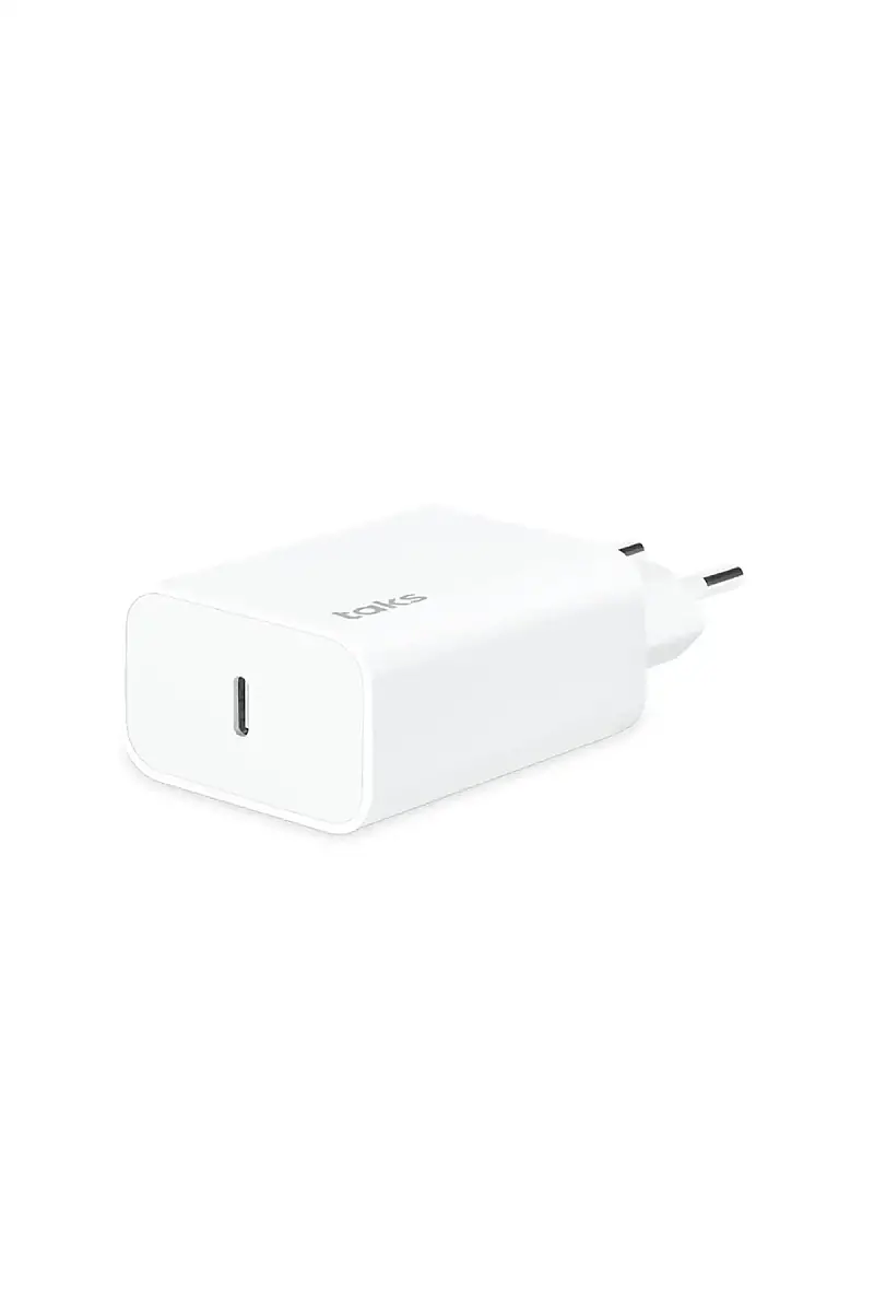 Taks TP01 Seyahat Şarj Aleti PD 20 W USB-C Beyaz 5TP01B - 1