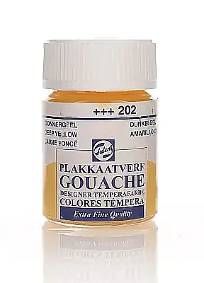 Talens 62022 Guaj Boya 16 ml Deep Yellow Koyu Sarı - 2