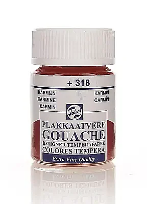 Talens 63182 Guaj Boya 16 ml Carmine Karmen Kırmızı - Talens