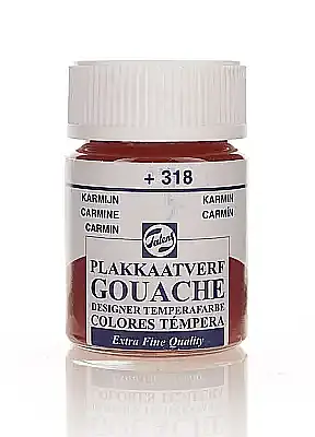 Talens 63182 Guaj Boya 16 ml Carmine Karmen Kırmızı - 1