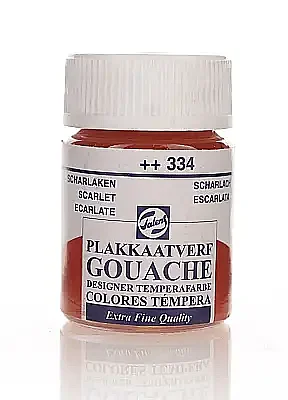 Talens 63342 Guaj Boya 16 ml Scarlet Parlak Kırmızı - Talens