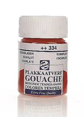 Talens 63342 Guaj Boya 16 ml Scarlet Parlak Kırmızı - 1