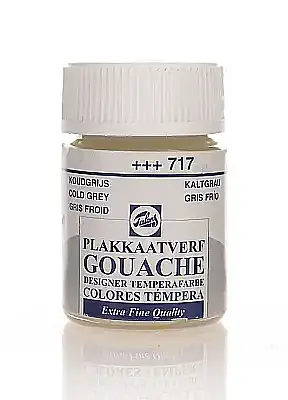 Talens 67172 Guaj Boya 16 ml Cold Grey Soğuk Gri - 1