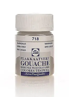 Talens 67182 Guaj Boya 16 ml Warm Grey Sıcak Gri - 1