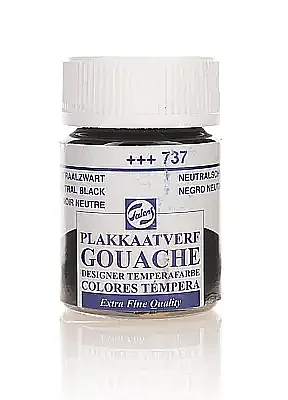 Talens 8167372 Guaj Boya 16 ml Neutral Black Siyah - 2