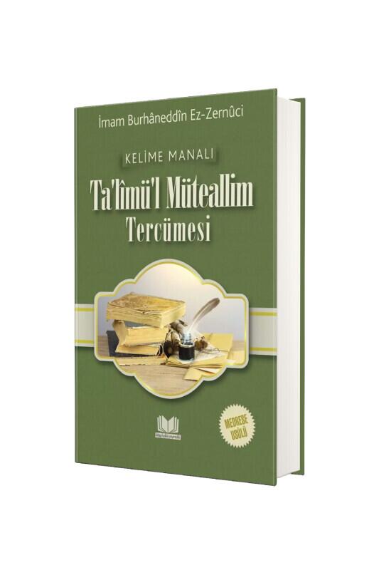 Talimül Mütealim Tercümesi Kelime Manalı - Kitapkalbi Yayıncılık