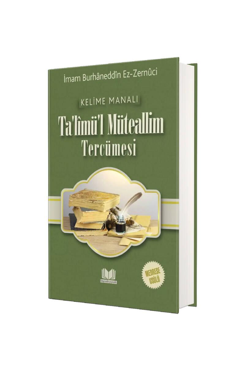 Talimül Mütealim Tercümesi Kelime Manalı - 1