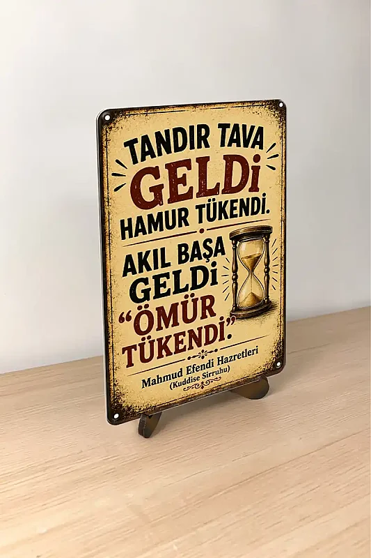 Tandır Tava Geldi MiniDekor Magnet Ayaklı 9×13,5 cm - 3