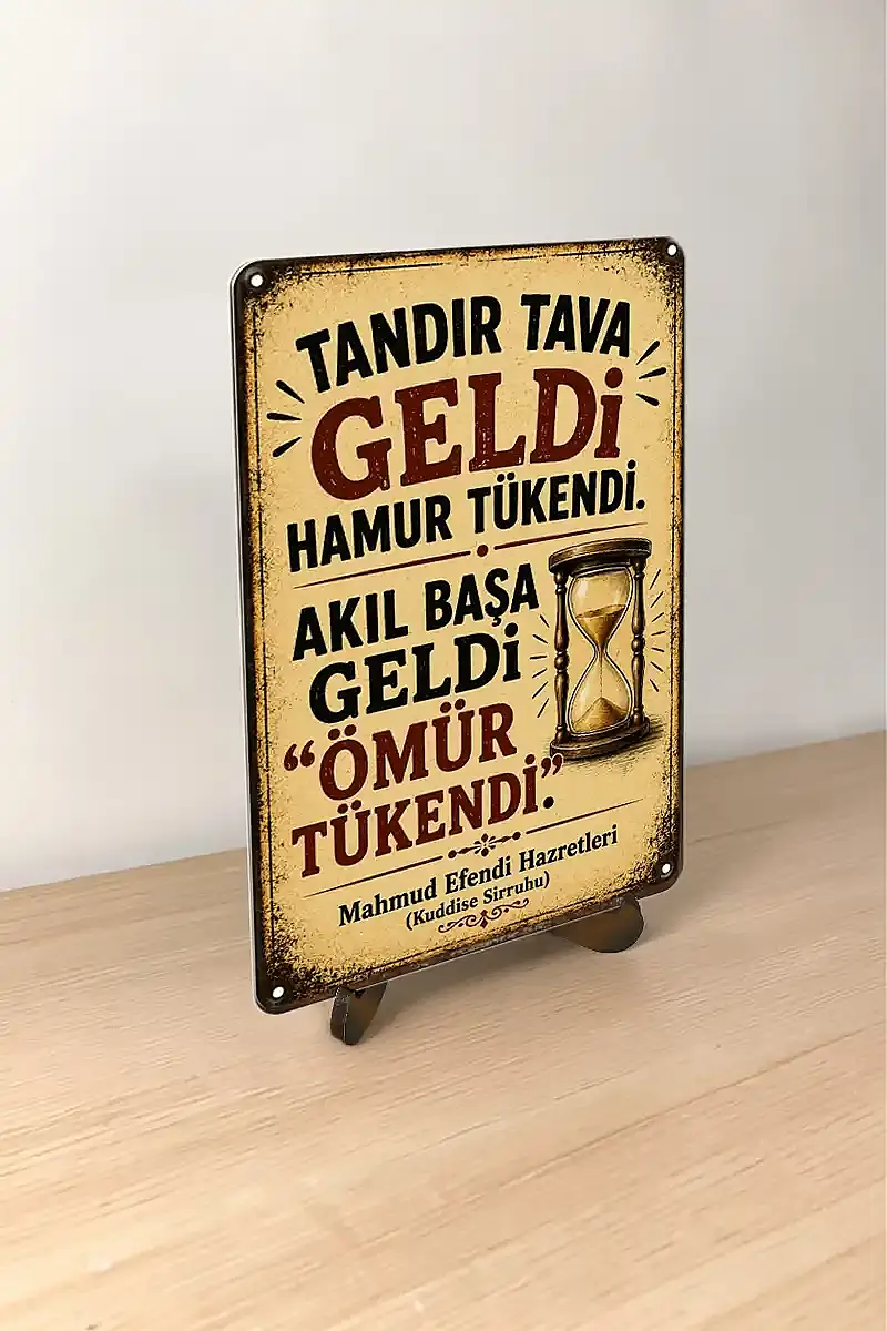Tandır Tava Geldi MiniDekor Magnet Ayaklı 9×13,5 cm - 3