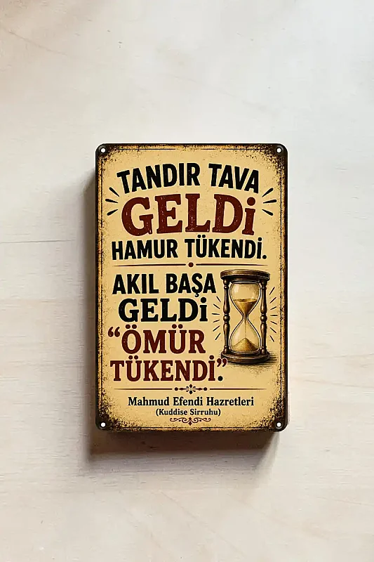 Tandır Tava Geldi MiniDekor Magnet Ayaklı 9×13,5 cm - 2