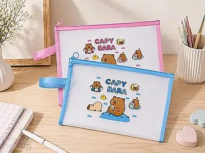 Taros Capy Bara Desenli Saplı File Dosya A4 - 3